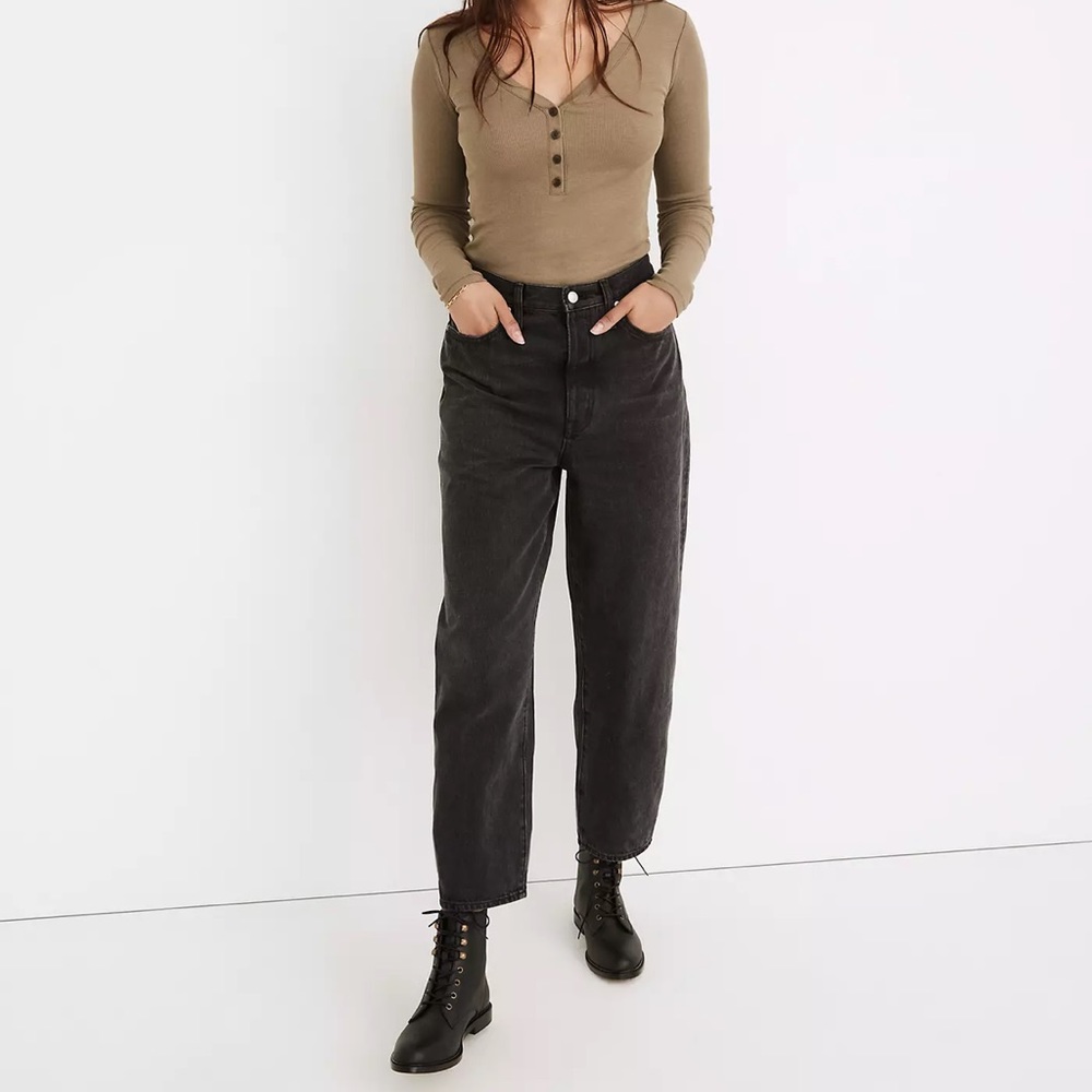 Madewell Balloon Jeans in Noll Wash